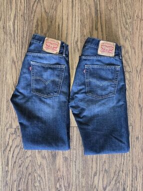 2/$50 Men's Levi's 513 Slim Straight Jeans Bundle EUC - Size 31